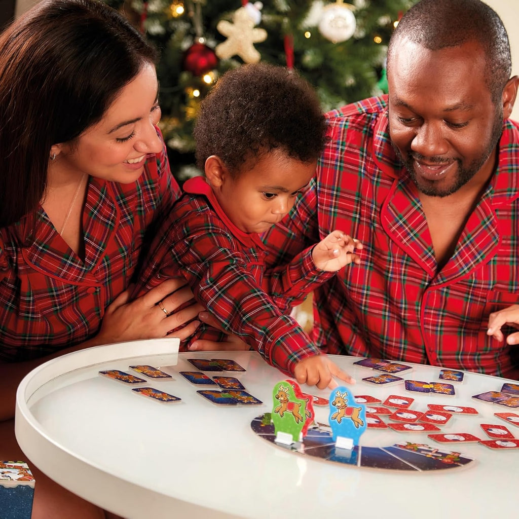 Orchard Toys Elf Lotto Mini Game, Small and Compact, Travel Game, Fun Festive Game For Ages 3-6, Educational Game Toy