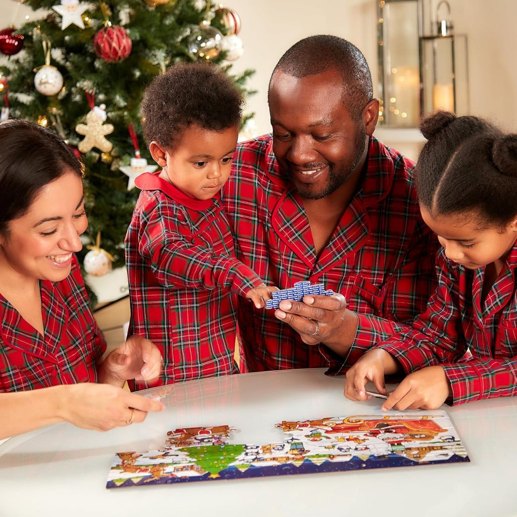 Orchard Toys Elf Lotto Mini Game, Small and Compact, Travel Game, Fun Festive Game For Ages 3-6, Educational Game Toy