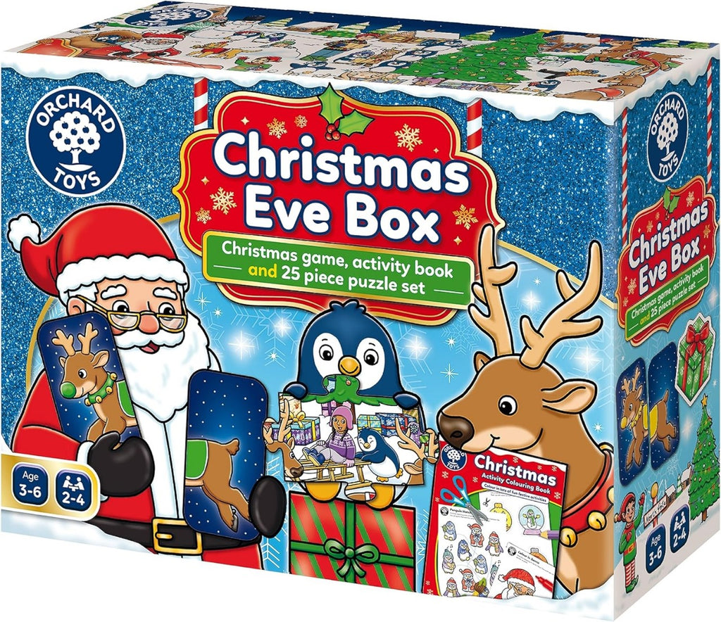 Orchard Toys Elf Lotto Mini Game, Small and Compact, Travel Game, Fun Festive Game For Ages 3-6, Educational Game Toy