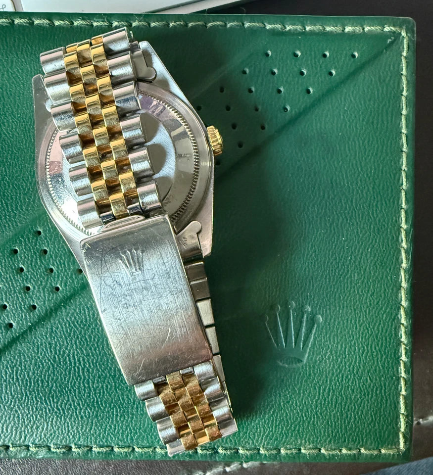 Rolex Datejust 16233 Gents Watch – Factory Blue Dial, Vintage, with Box