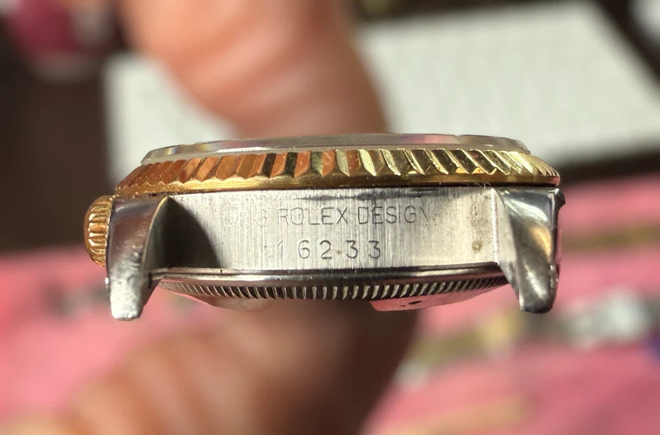 Rolex Datejust 16233 Gents Watch – Factory Blue Dial, Vintage, with Box