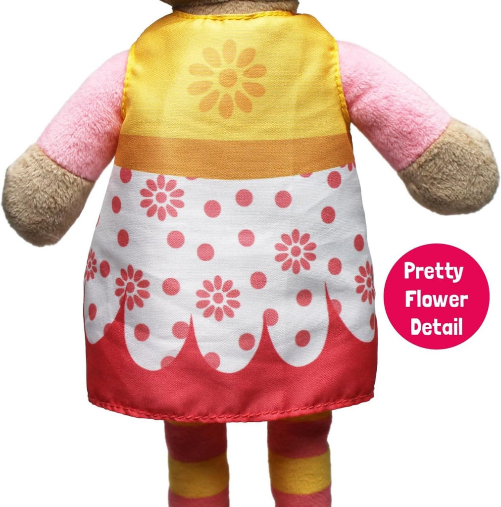In the Night Garden Upsy Daisy Talking Teddy Bear, Cbeebies Cute & sensory toys. Comforting sounds. Kids Toys & Baby toys 0-6 months, Pink