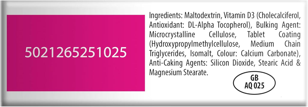 Vitabiotics Ultra Vitamin D Range – Vegan Vitamin D Gummies 1000IU & Vitamin D Tablets 400IU, 3000IU, 4000IU | Daily Immune & Bone Support