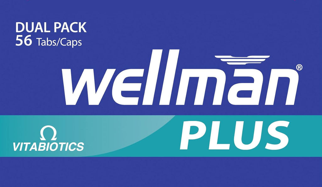Wellman Plus Multivitamin Tablets. UK's No.1 for Men. Comprehensive Multivitamin Formula with Vitamin D, Omega 3-6-9 and Micronut Nurients. by Vitabiotics