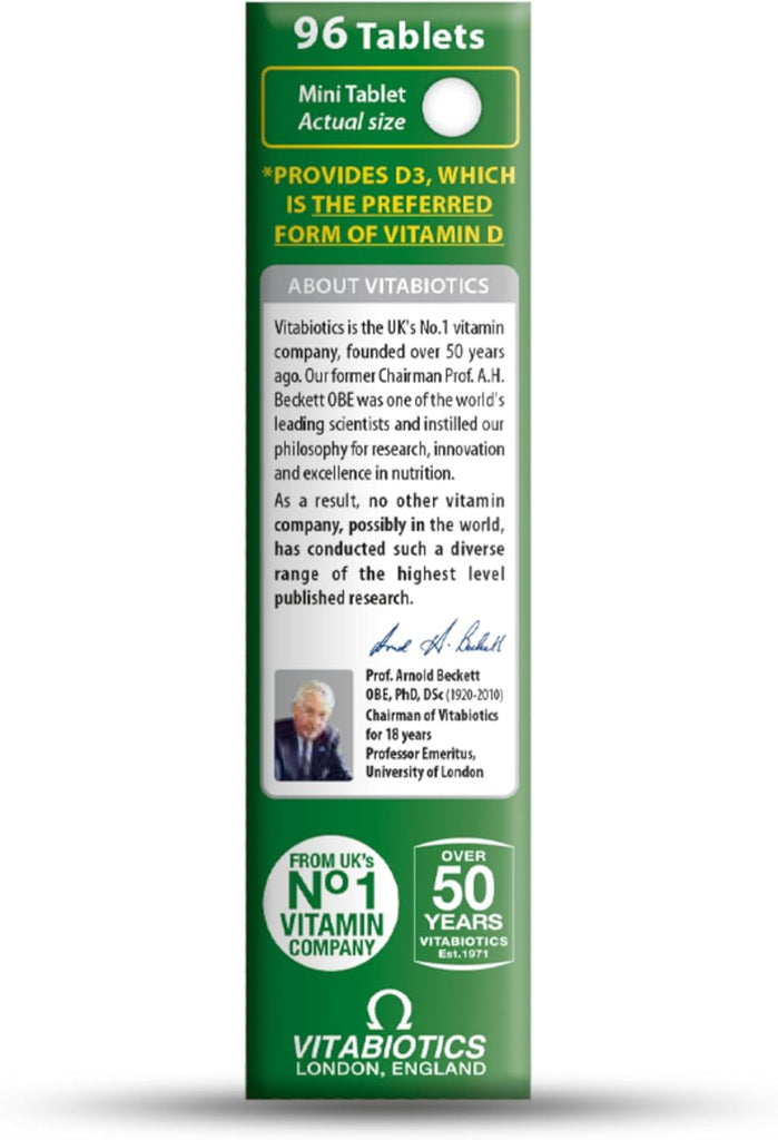 Vitabiotics Ultra Vitamin D Range – Vegan Vitamin D Gummies 1000IU & Vitamin D Tablets 400IU, 3000IU, 4000IU | Daily Immune & Bone Support