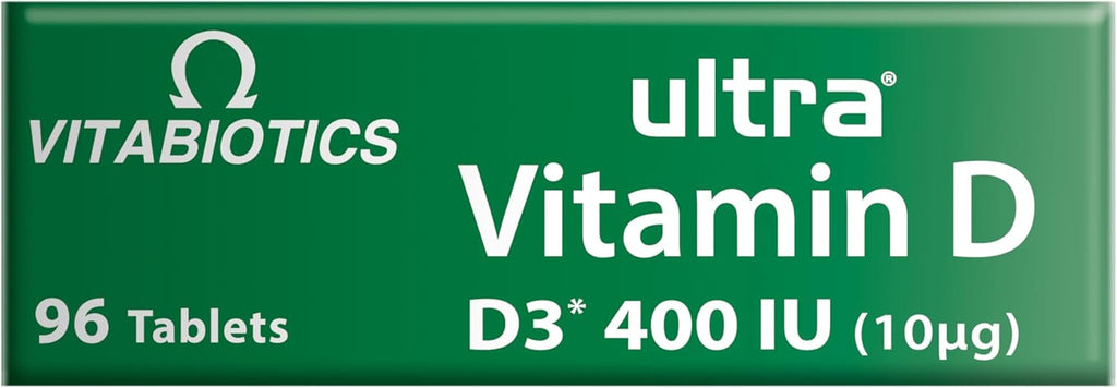 Vitabiotics Ultra Vitamin D Range – Vegan Vitamin D Gummies 1000IU & Vitamin D Tablets 400IU, 3000IU, 4000IU | Daily Immune & Bone Support