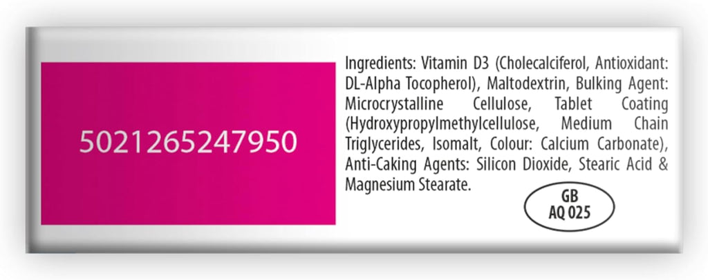 Vitabiotics Ultra Vitamin D Range – Vegan Vitamin D Gummies 1000IU & Vitamin D Tablets 400IU, 3000IU, 4000IU | Daily Immune & Bone Support