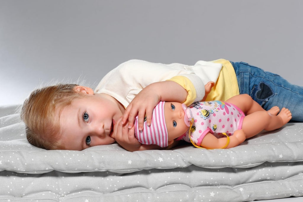 BABY born Little Magic Girl 834596-36cm Doll with 7 Lifelike Functions and Accessories - No Batteries Required - Suitable for Children from 1 Years Old, Pink