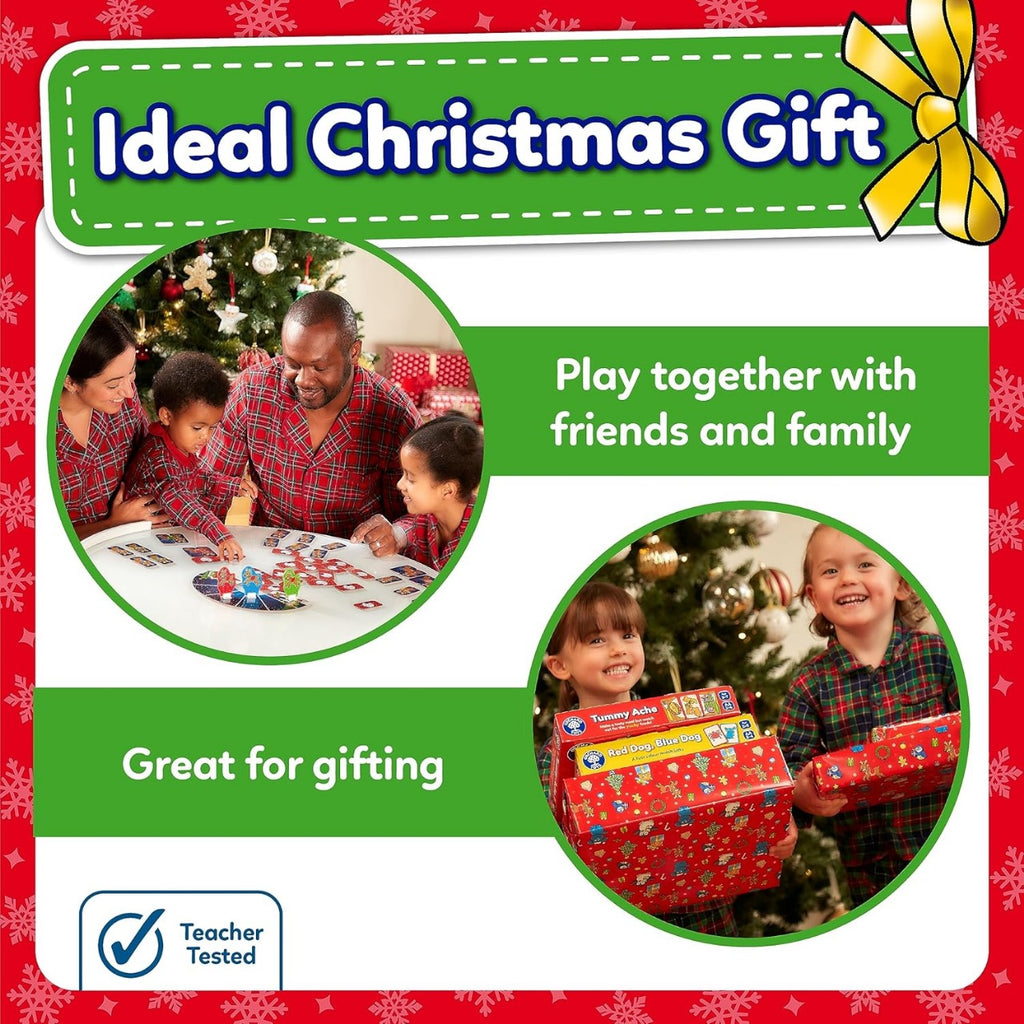 Orchard Toys Elf Lotto Mini Game, Small and Compact, Travel Game, Fun Festive Game For Ages 3-6, Educational Game Toy