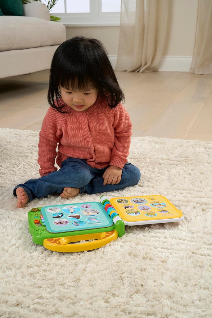 LeapFrog 100 Animals Book, Baby Book with Sounds and Words for Learning Play, Educational Toy for Kids, Preschool Toys, Bilingual Toy for Boys and Girls Aged 18 Months, 1, 2, 3 Years, English Version