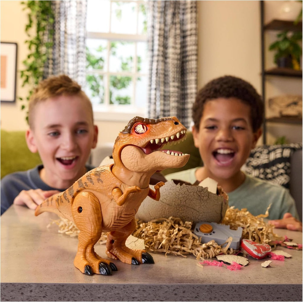 Jurassic World Primal Hatch Interactive Toy Dinosaur & Egg, Hatch & Train your own Baby Dino with 100+ Sounds & Reactions, Kids Toys for Boys & Girls Aged 5 & Up