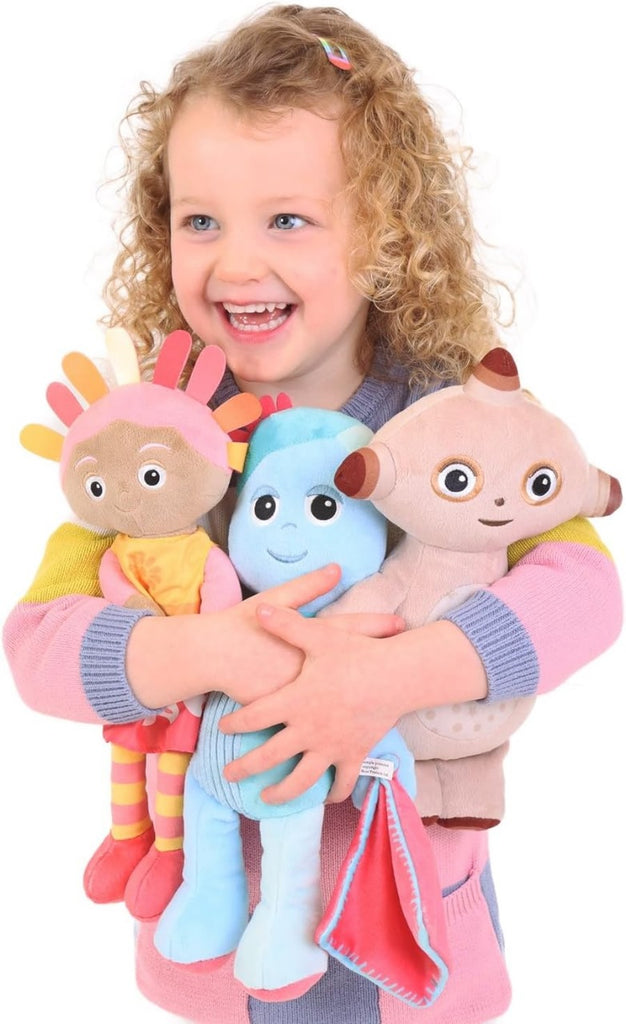 In the Night Garden Upsy Daisy Talking Teddy Bear, Cbeebies Cute & sensory toys. Comforting sounds. Kids Toys & Baby toys 0-6 months, Pink