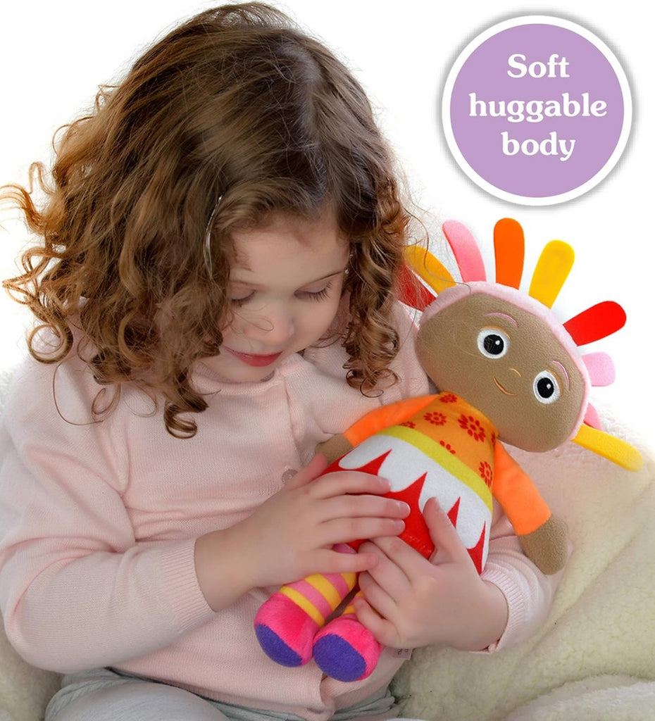 In the Night Garden Upsy Daisy Talking Teddy Bear, Cbeebies Cute & sensory toys. Comforting sounds. Kids Toys & Baby toys 0-6 months, Pink