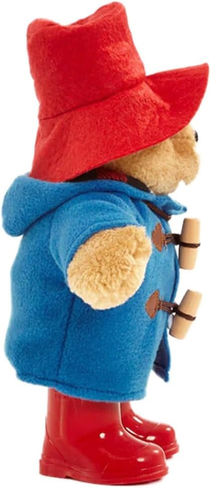 Rainbow Designs Classic Paddington Bear with Boots - 25cm Standing Plush Character - Soft & Cuddly Paddington Teddy Bear with Iconic Duffle Coat, Bush...