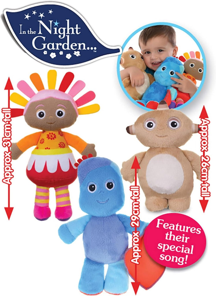In the Night Garden Upsy Daisy Talking Teddy Bear, Cbeebies Cute & sensory toys. Comforting sounds. Kids Toys & Baby toys 0-6 months, Pink