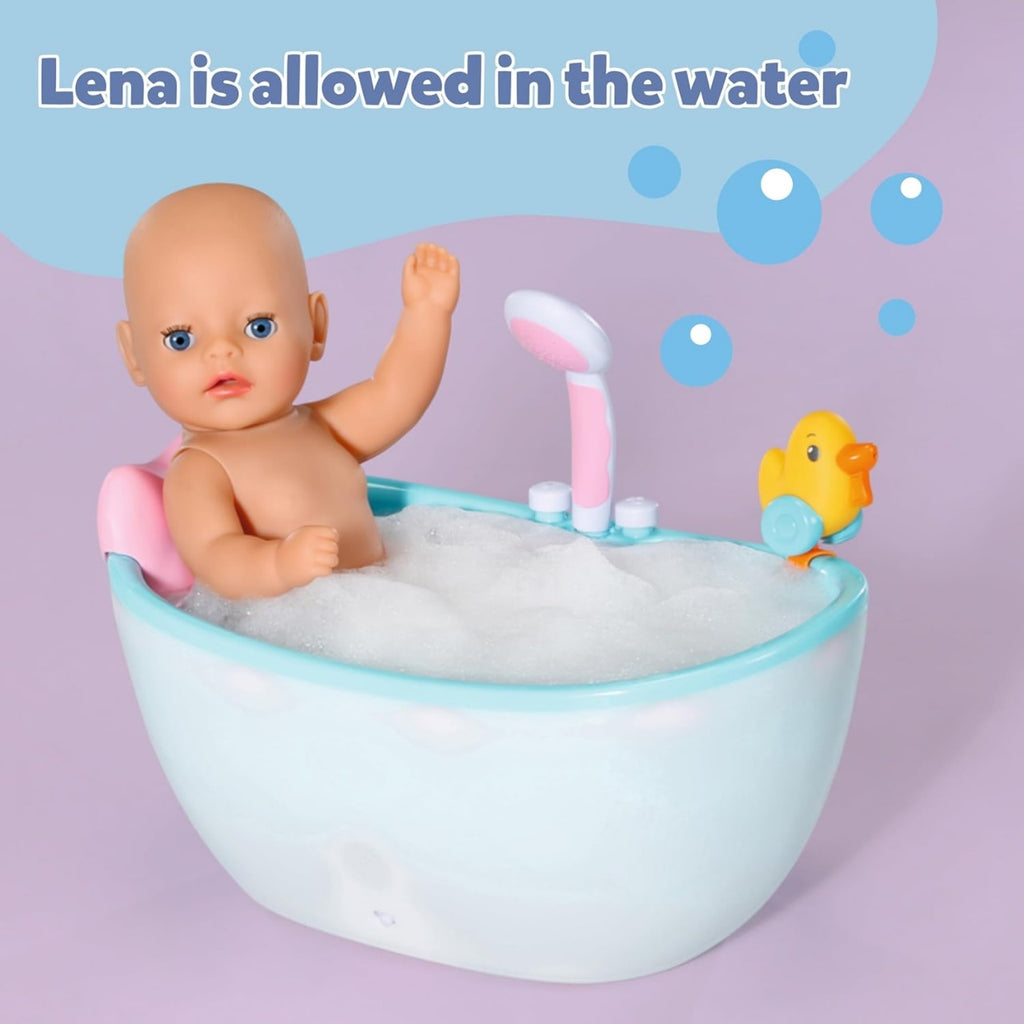 BABY born Little Magic Girl 834596-36cm Doll with 7 Lifelike Functions and Accessories - No Batteries Required - Suitable for Children from 1 Years Old, Pink