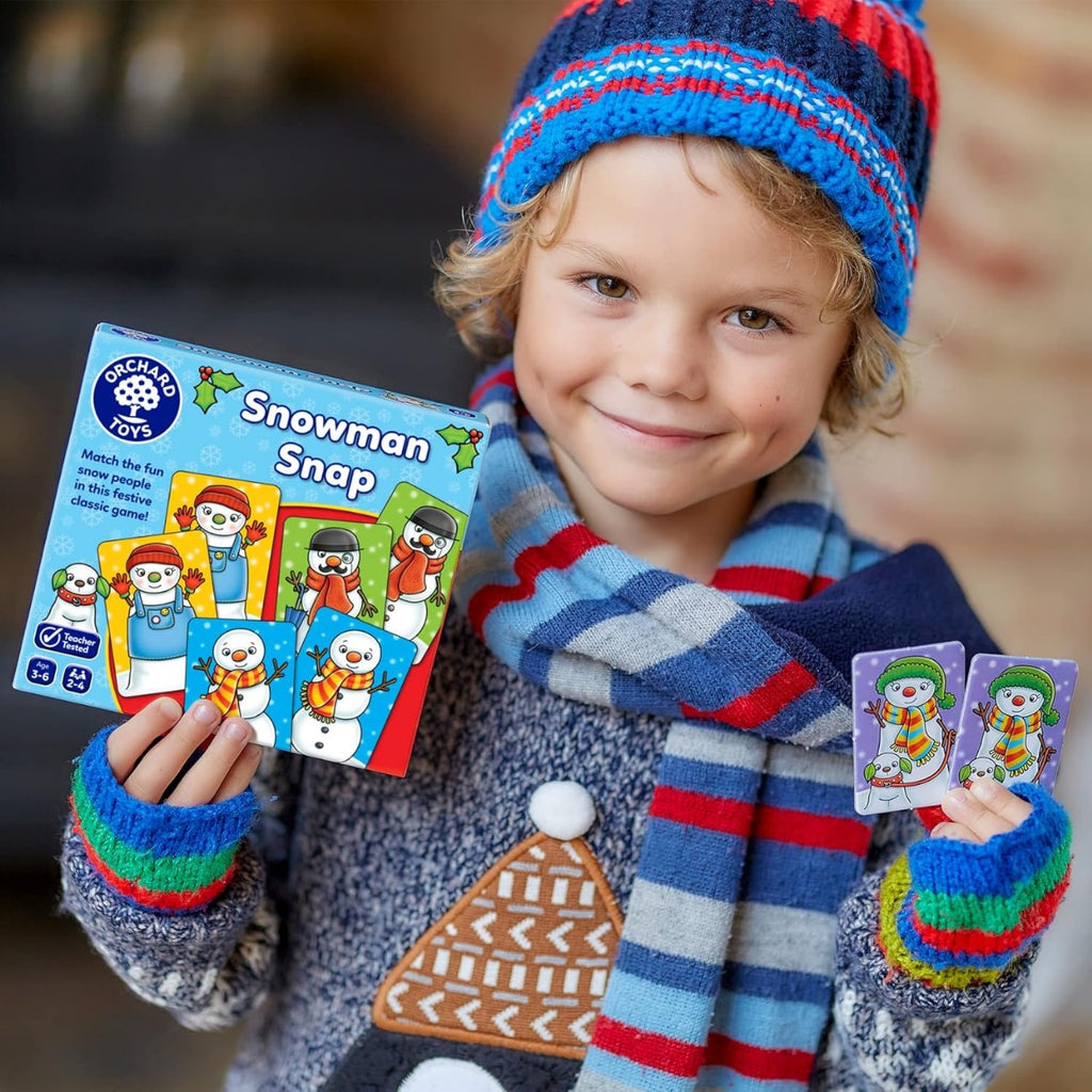 Orchard Toys Elf Lotto Mini Game, Small and Compact, Travel Game, Fun Festive Game For Ages 3-6, Educational Game Toy