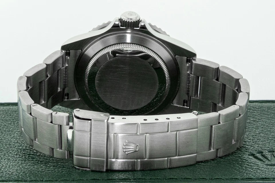 Rolex Submariner Date Stainless Steel Watch with Blue Diamond Dial and Blue Bezel