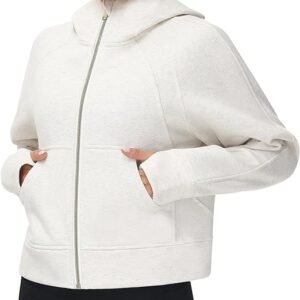 Women's Full-Zip Up Hoodies Jacket Fleece