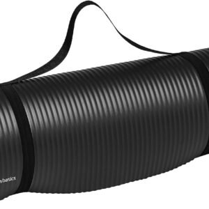 Basics 1/2-Inch Extra Thick Exercise Yoga Mat