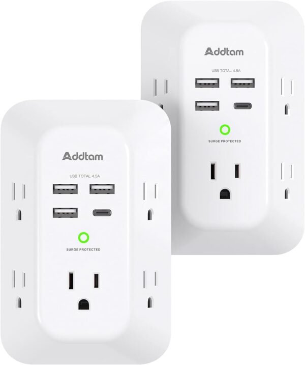 Surge Protector with 4 USB Charging Ports