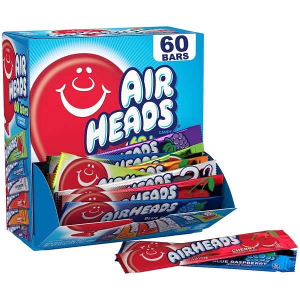 Airheads Candy Bars, Variety Bulk Box