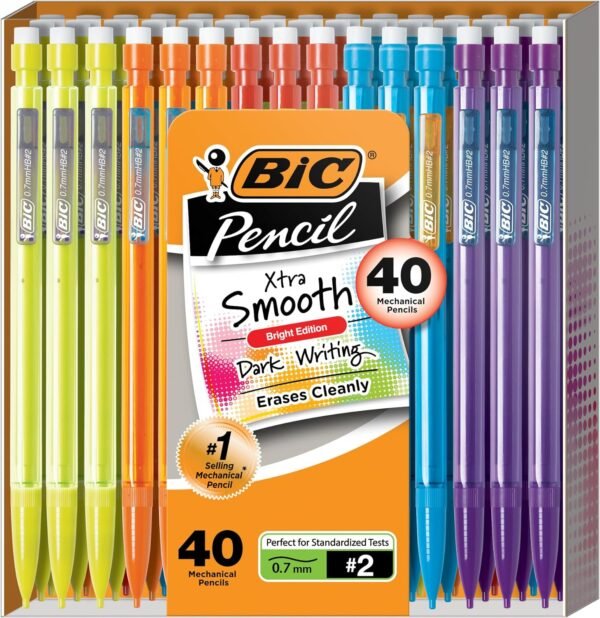 BIC Xtra-Smooth Mechanical Pencils with Erasers