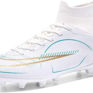 ESXGED Womens Soccer Boots Spike Shoes Mens