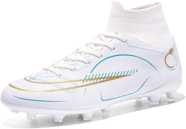 ESXGED Womens Soccer Boots Spike Shoes Mens