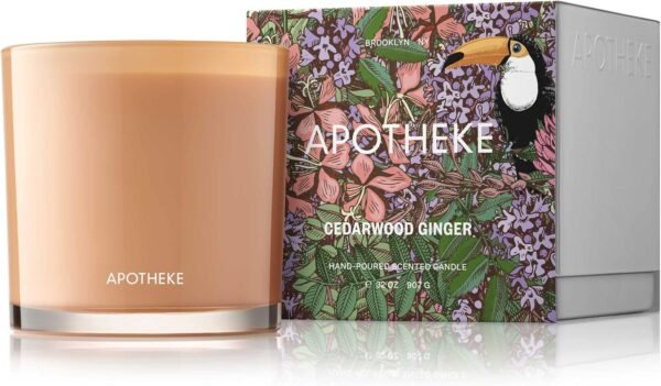 Apotheke 3-Wick Candles Cedarwood Ginger