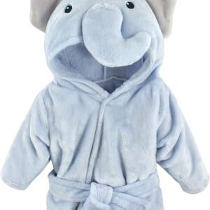 Hudson Baby Plush Animal Face Bathrobe